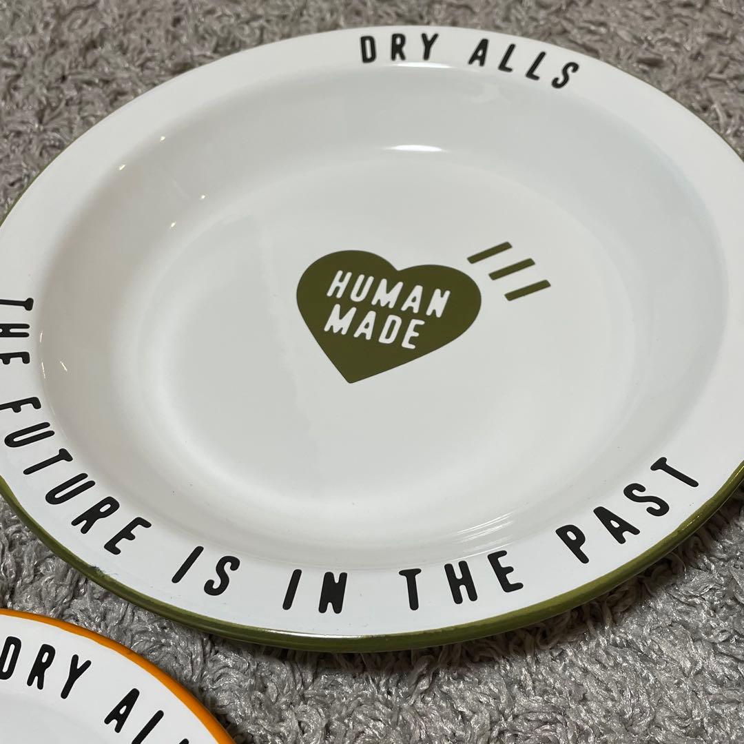極美品 HUMAN MADE ENAMEL PLATE プレート 皿 4枚セット
