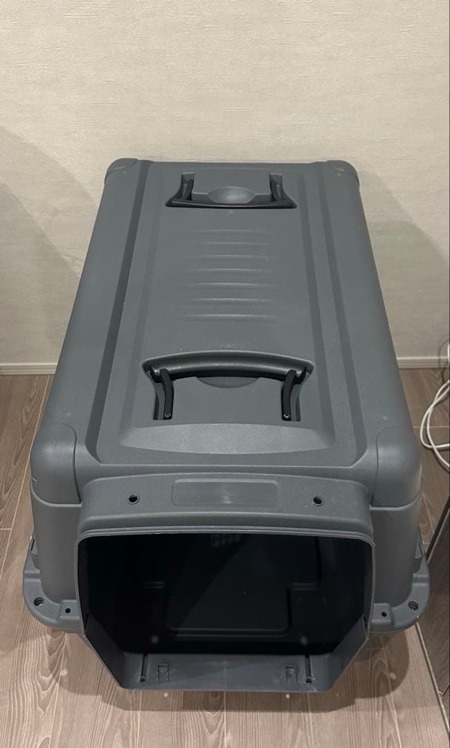 57.5×58.5x80 大型ペットキャリー/飛行機基準クリア/キャスター付き