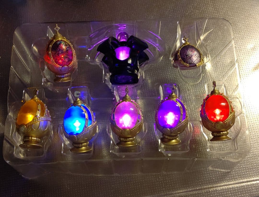 まどかマギカ　BANDAIソウルジェムライト　輸送箱付き 電池残量あり