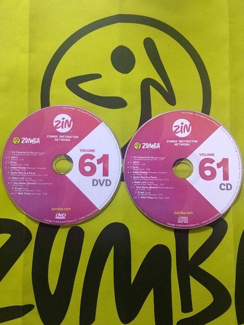 ZUMBA　ズンバ　ZIN61 ～ ZIN70　 CD ＆ DVD 20枚セット
