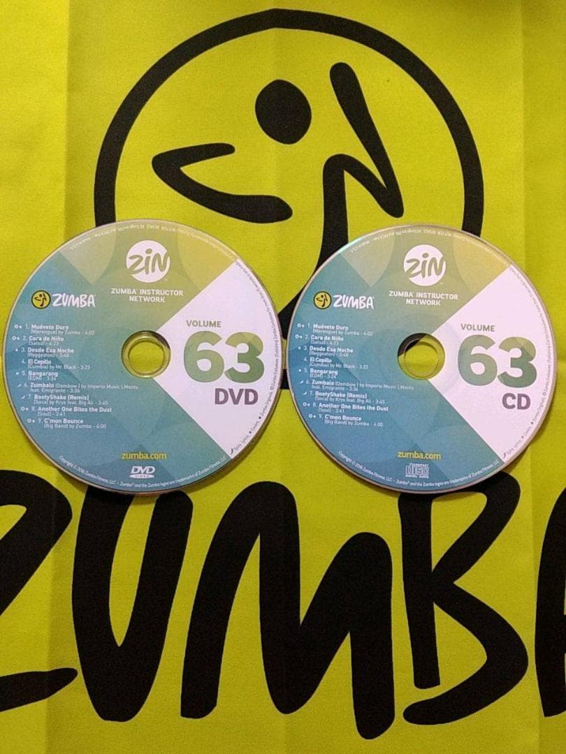 ZUMBA　ズンバ　ZIN61 ～ ZIN70　 CD ＆ DVD 20枚セット