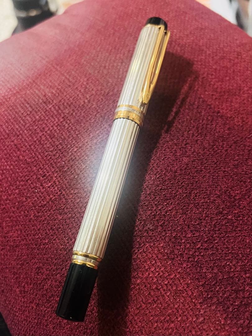 【希少】廃盤品　ウォーターマン　銀製万年筆　ルマン100ソリッドシルバー