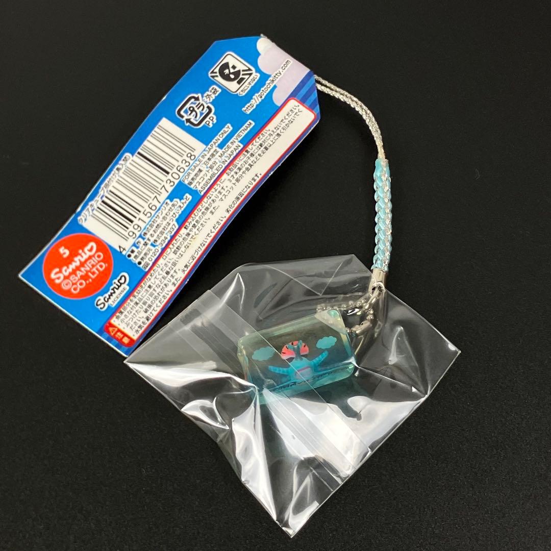 激レア ご当地キティ 滋賀限定 琵琶湖 鳥人間 クリアキューブ ストラップ