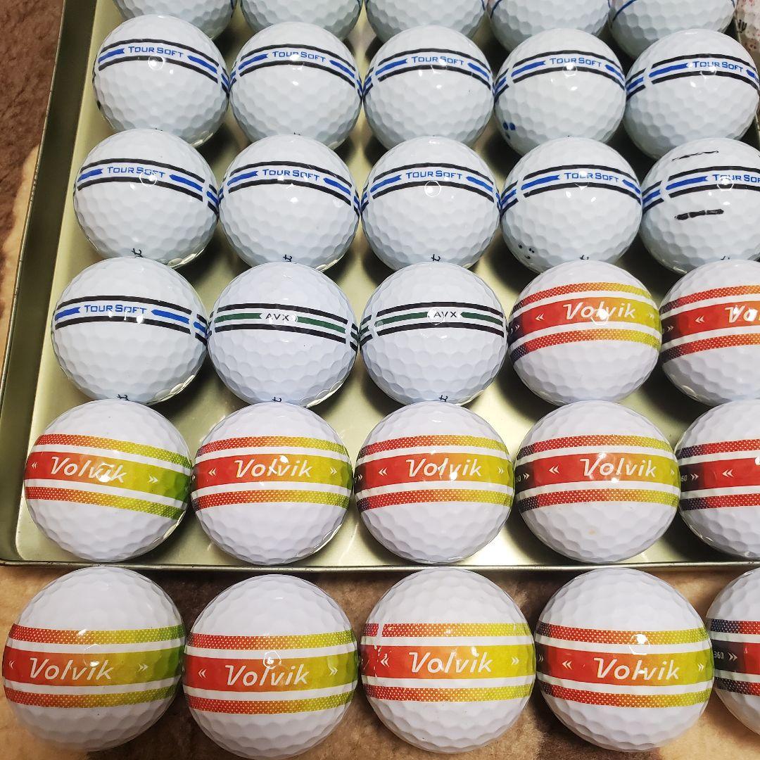 タイトリスト/キャロウェイ他ロストボール年式種類混合 360° 66個