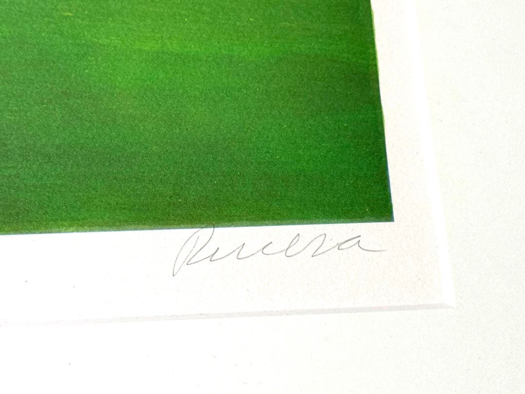 風景画　マスターズ　絵画　アート　額縁付　ゴルフ　自然　緑　グリーン　美術品