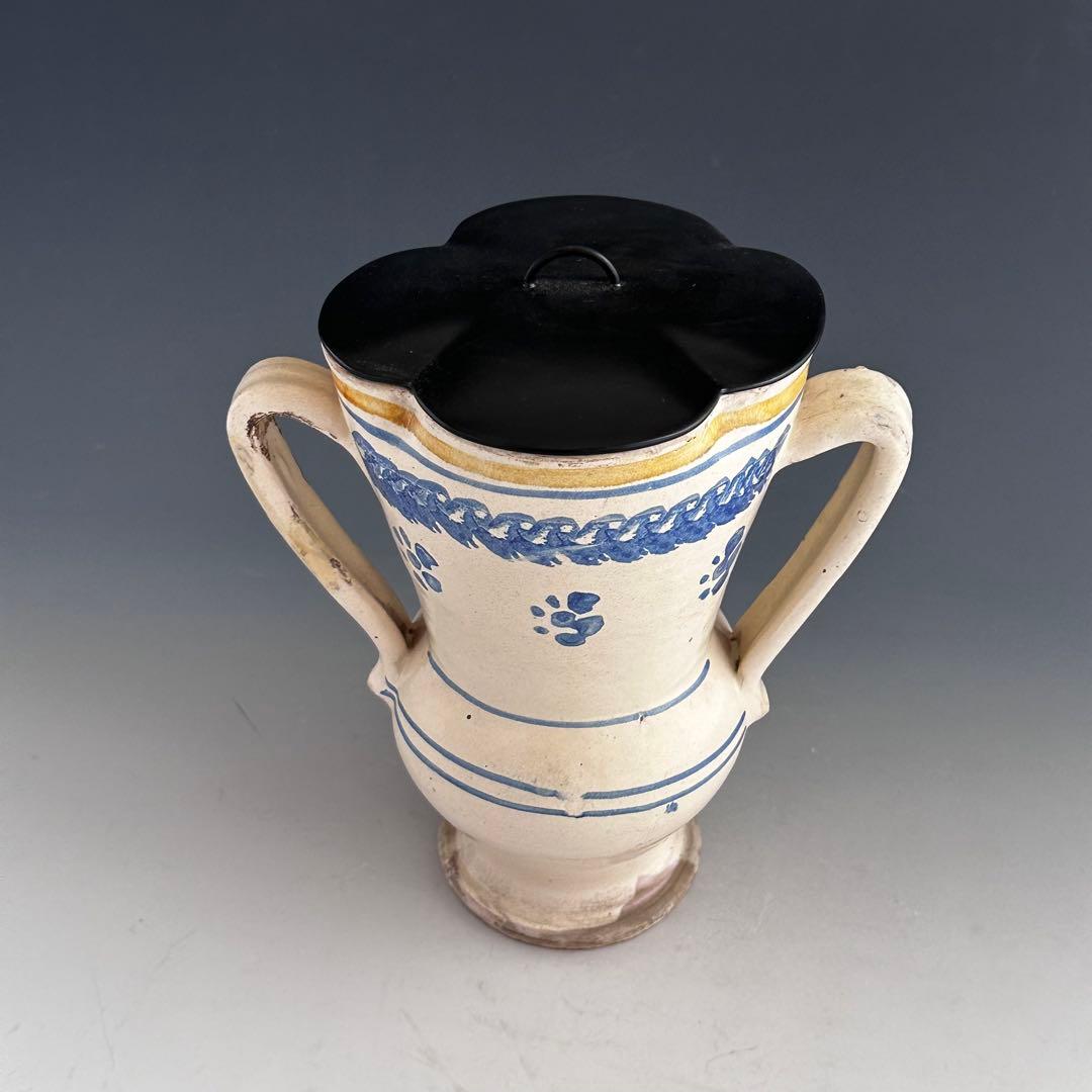 茶道具　和蘭陀　時代　水指　骨董　アンティーク　オランダ　細水指　茶会　稽古