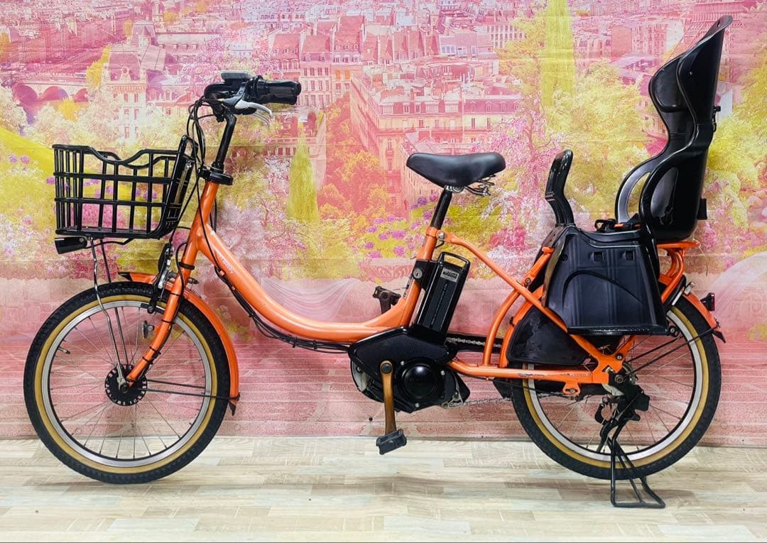 ZK3355 電動自転車 ヤマハ パスバビー 子供乗せ 20インチ 送料無料