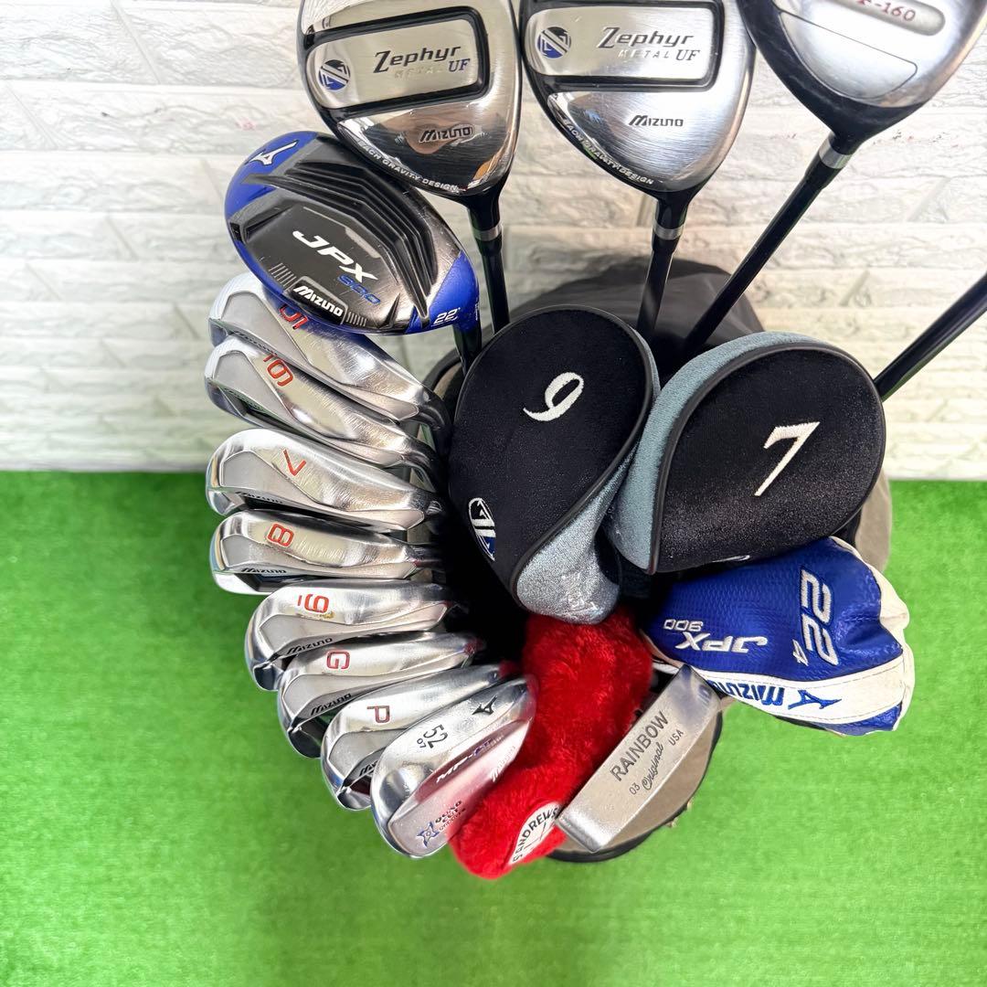 ゴルフセット　豪華　Mizuno JPX XXIO ラウンド仕様　飛距離抜　右打