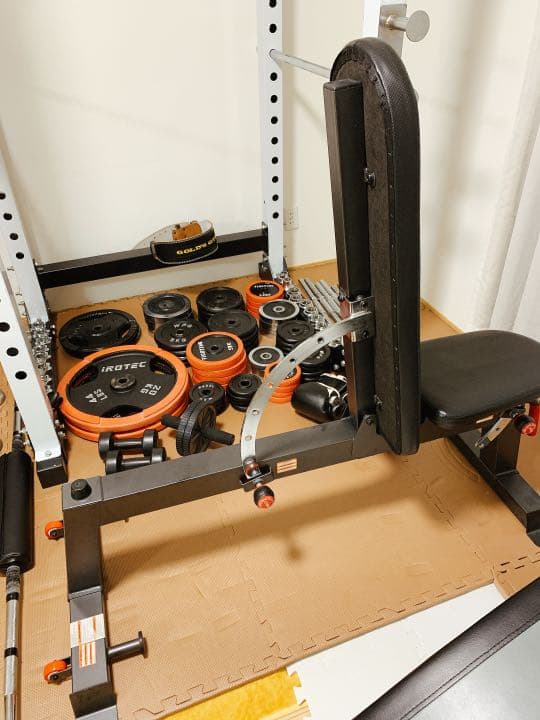 IROTES FIGHTING トレーニングベンチ ダンベル パワーラック