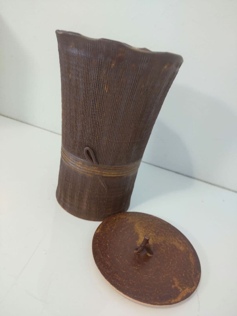 sylvester　　水指＆灰押　コテ型