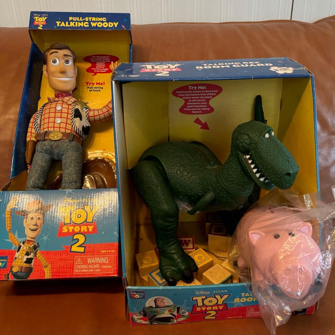 ⑥トイストーリー・ウッディ・トーキング・レックス・ハム・新品・未開封
