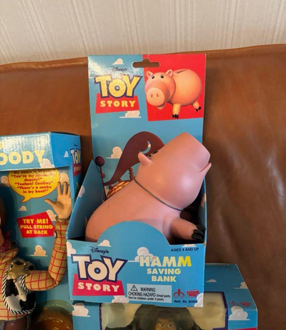⑥トイストーリー・ウッディ・トーキング・レックス・ハム・新品・未開封