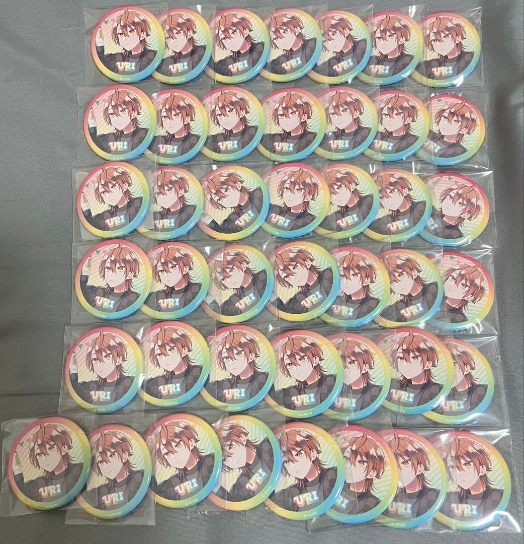 カラフルピーチ うり ぷぴぱ 缶バッジ