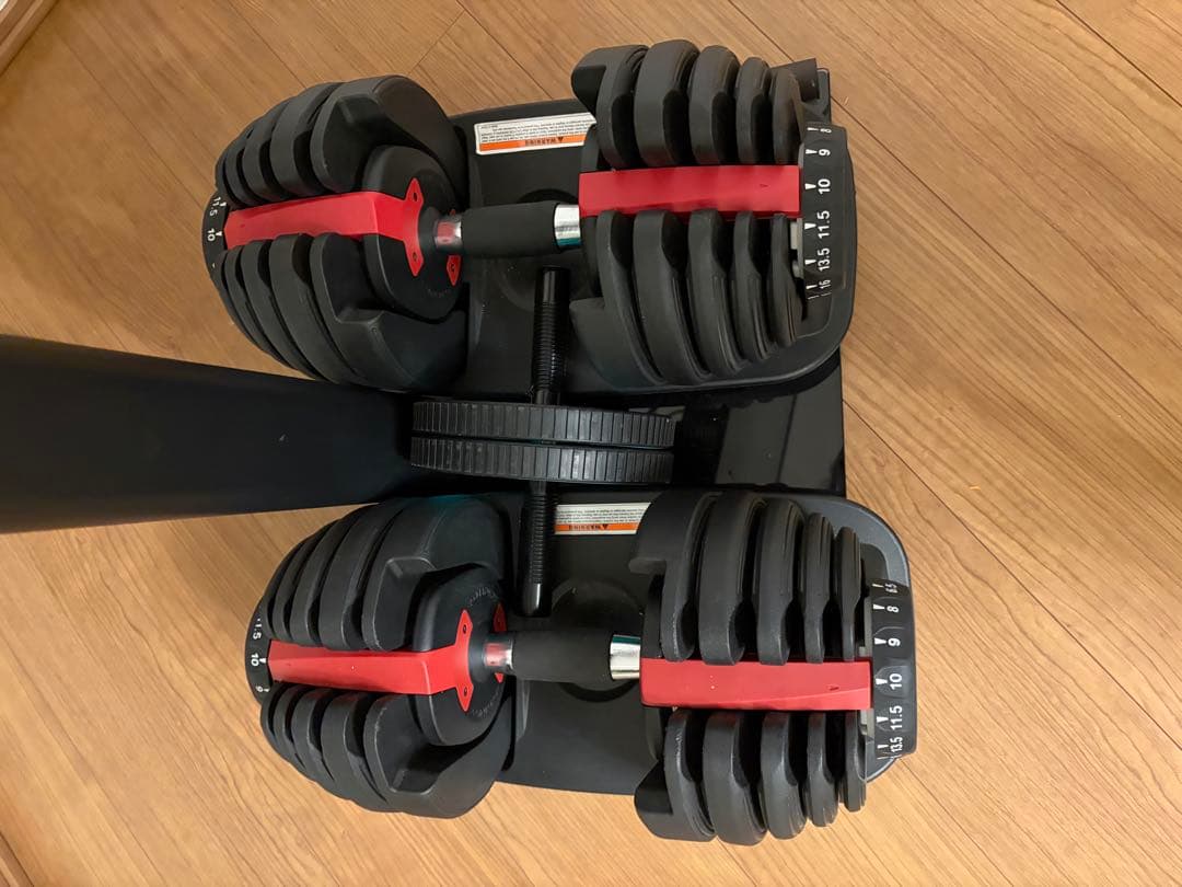 引き取り希望⭕️可変式ダンベルとベンチセット