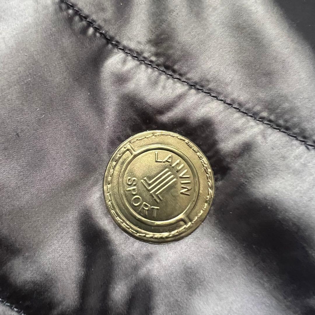 LANVIN SPORT ランバンスポール　異素材mix ダウン　ニット　ゴルフ