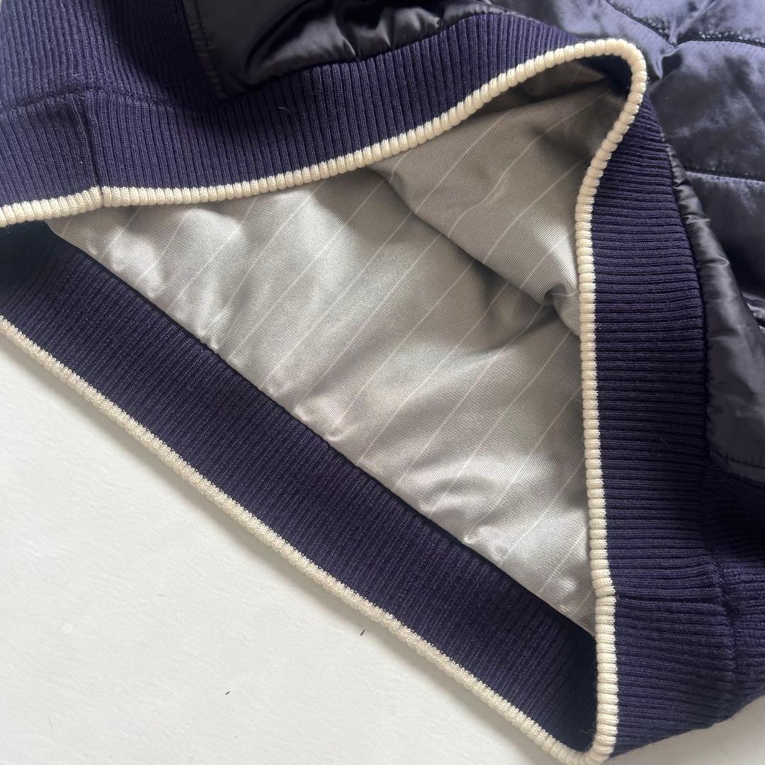 LANVIN SPORT ランバンスポール　異素材mix ダウン　ニット　ゴルフ