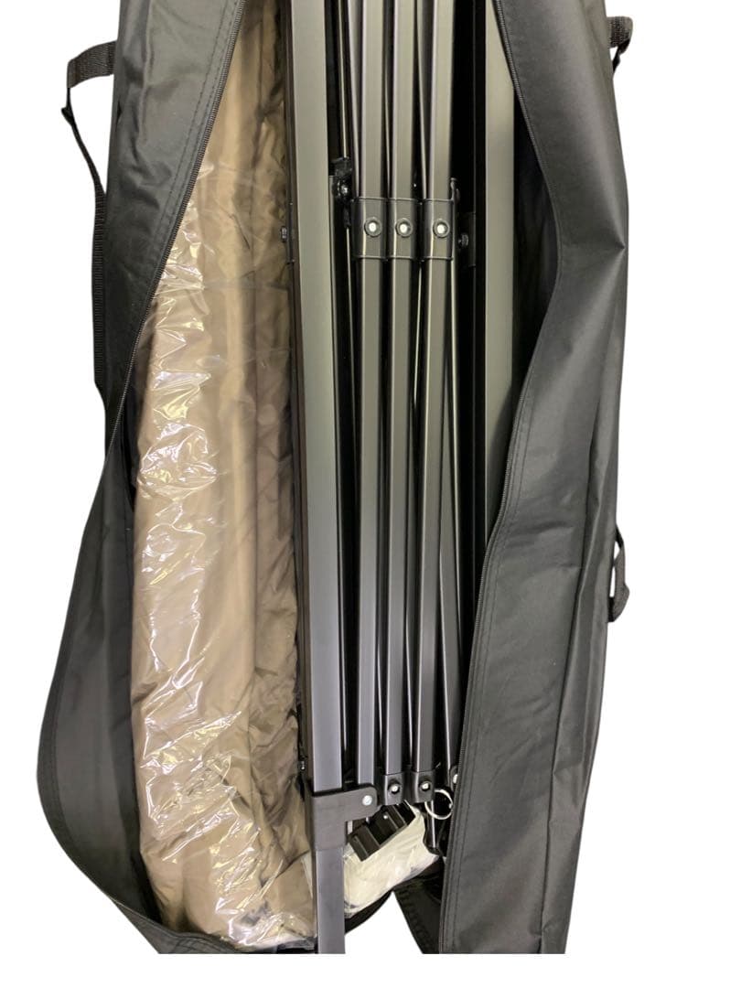 【開封済 未使用品】モダンデコ タープテント 3m ワンタッチ サンドベージュ