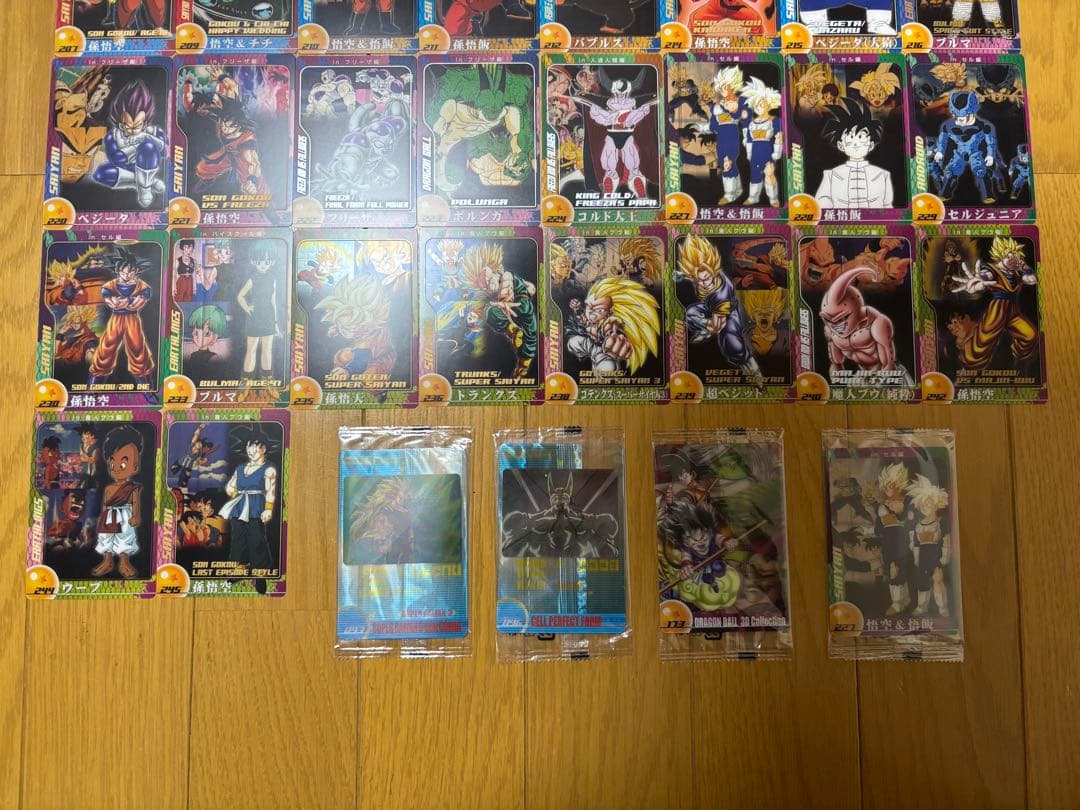 ドラゴンボール ウエハースチョコカード62枚セット