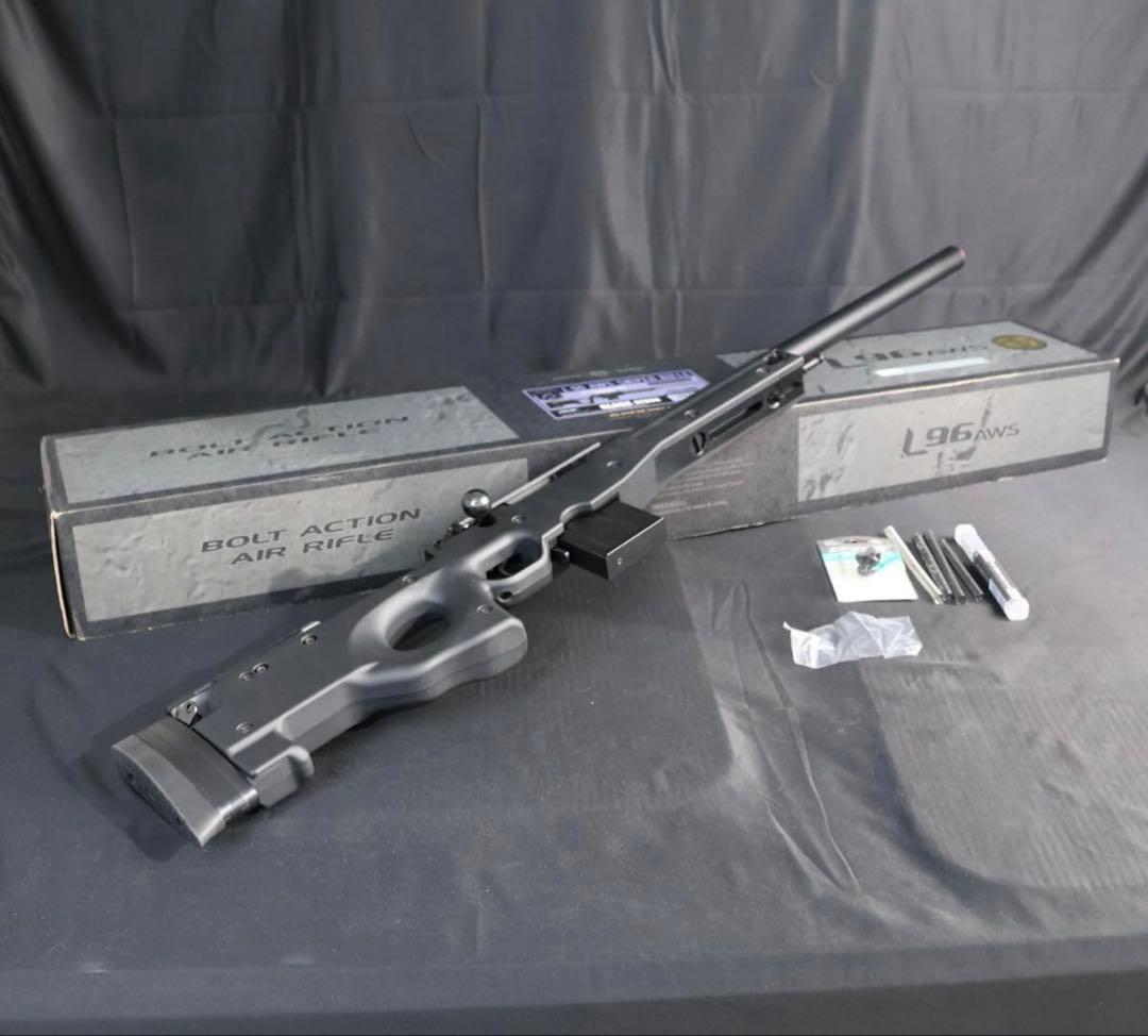 東京マルイ　L96 AWS ボルトアクションエアガン　スコープ、バイポッド付き