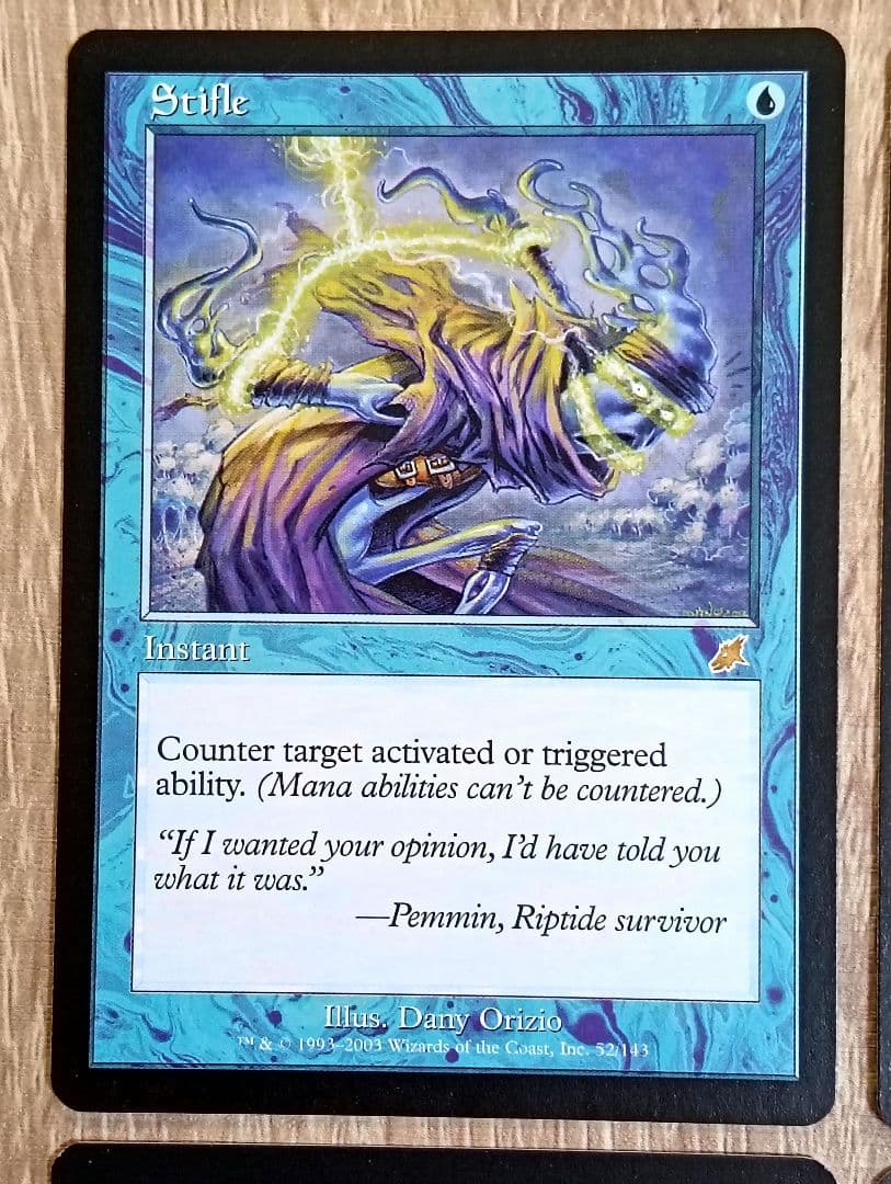 【MTG】もみ消し / Stifle [SCG] 4枚セット