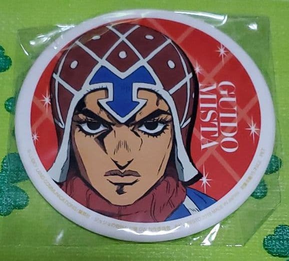 ジョジョ　ミスタ缶バッジ６点セット