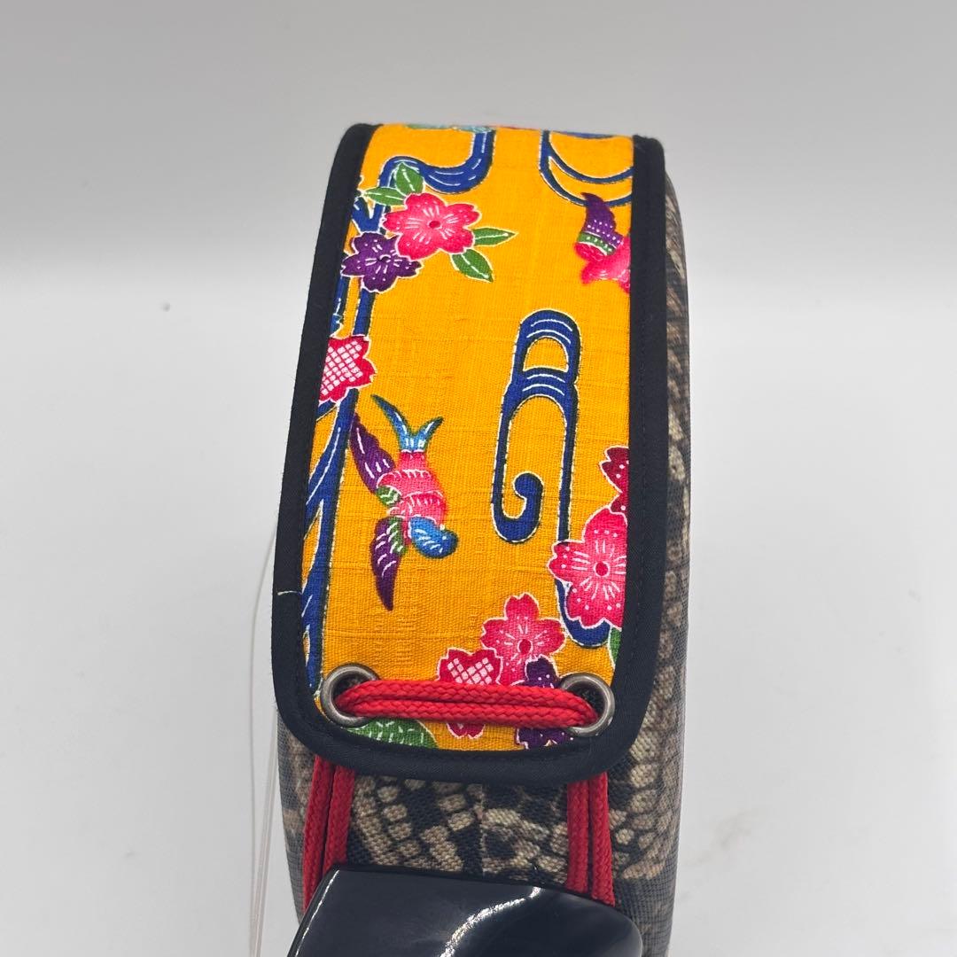 沖縄 三線 人工皮革 蛇柄 ソフトケース