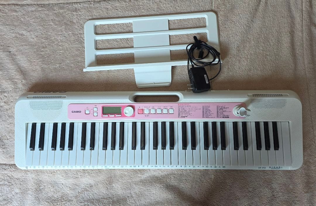 CASIO 電子キーボード LK-312　脚付き