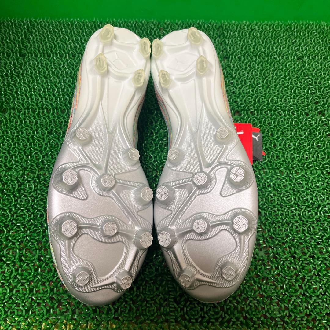 プーマ サッカースパイク プーマ ウルトラ 1.2 HG(ホワイト×レッド)