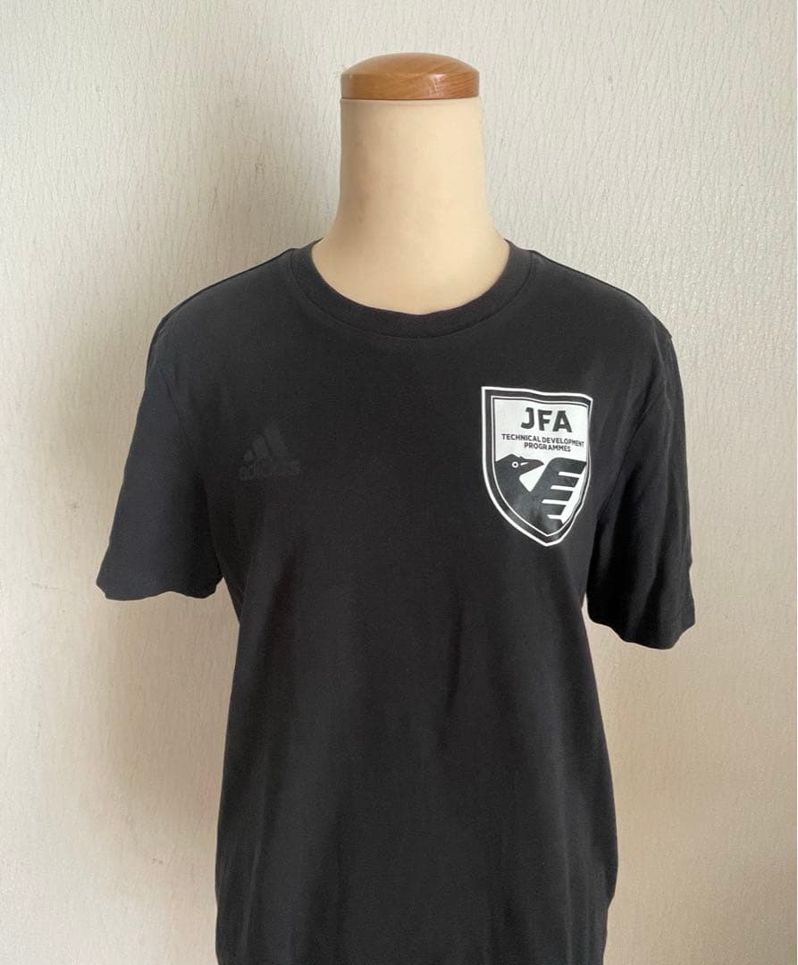 【JFA非売品】adidas JFA 半袖シャツ 白黒２枚セット　Mサイズ
