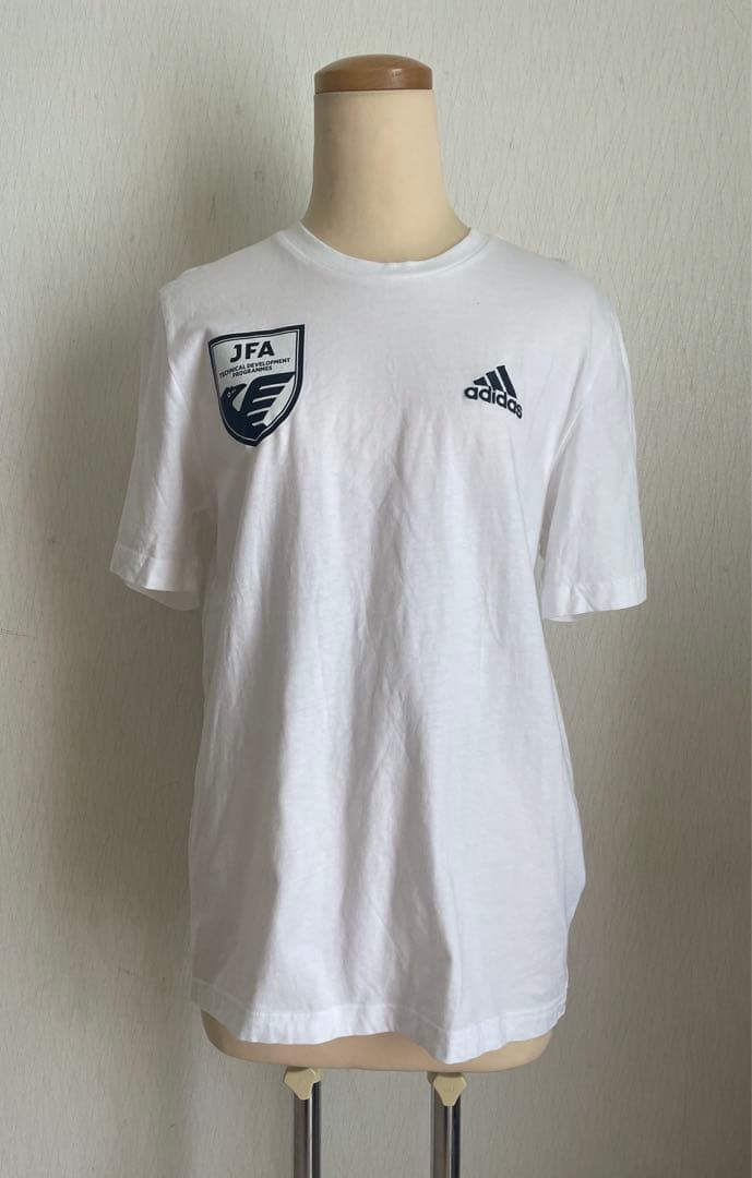 【JFA非売品】adidas JFA 半袖シャツ 白黒２枚セット　Mサイズ