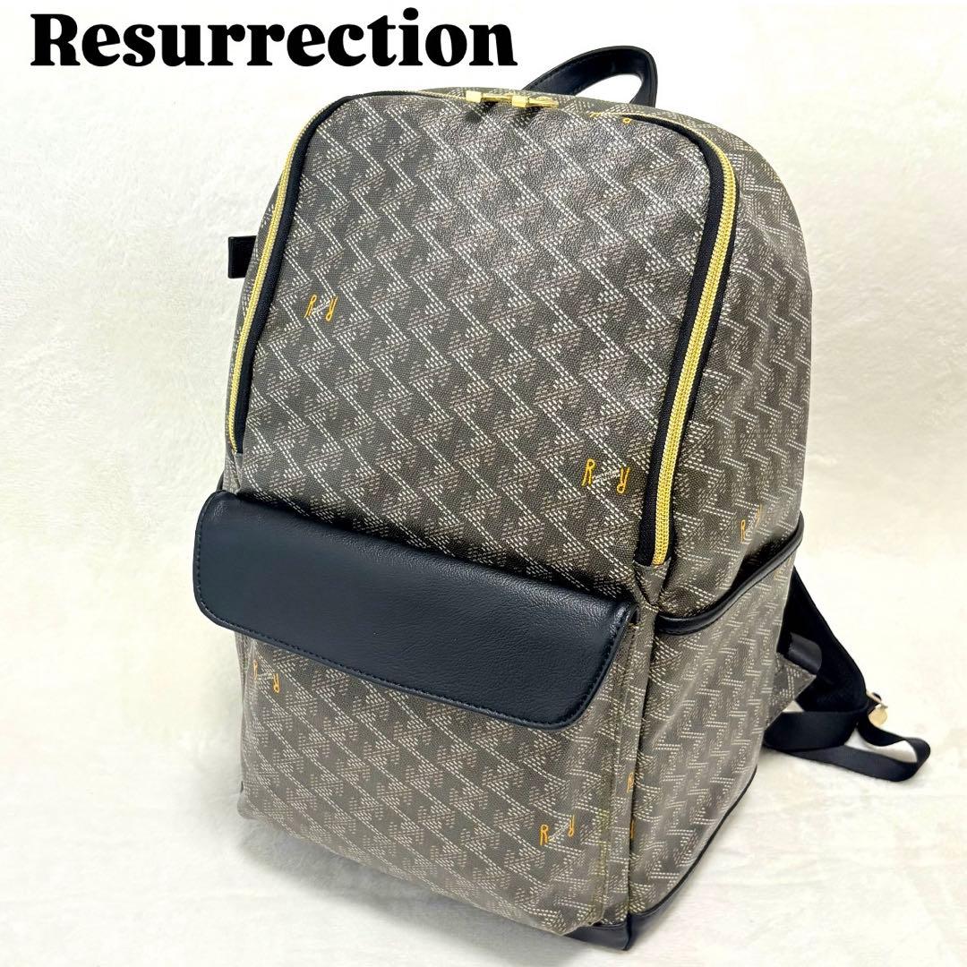 ◆美品◆レザレクション ラルスNo.2 リュック ダークブラック ゴルフ