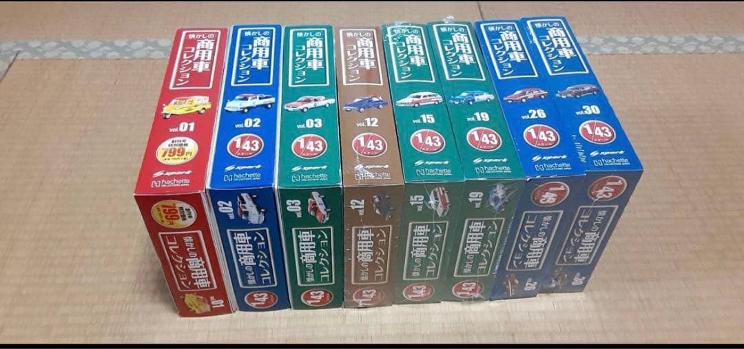 【8台セット】スパーク　懐かしの商用車コレクション　1/43