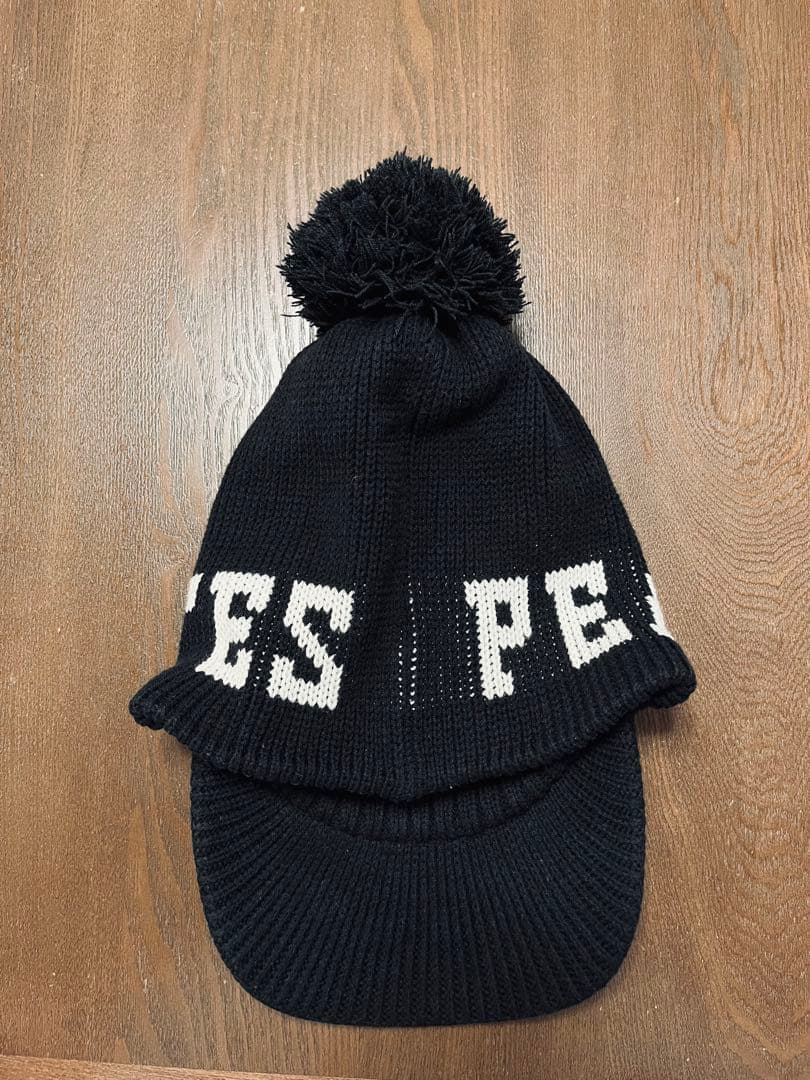 PEARLY GATES パーリーゲイツ ニット帽 男女兼用 美品 ツバ付き