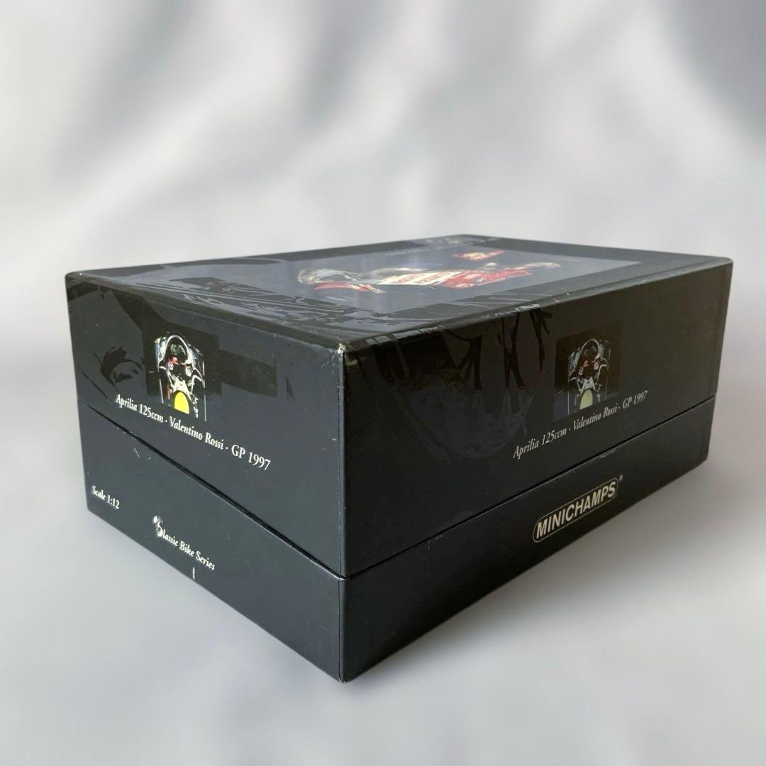 【希少】ミニチャンプス 1/12 aprilia125 & V.ロッシ 1997