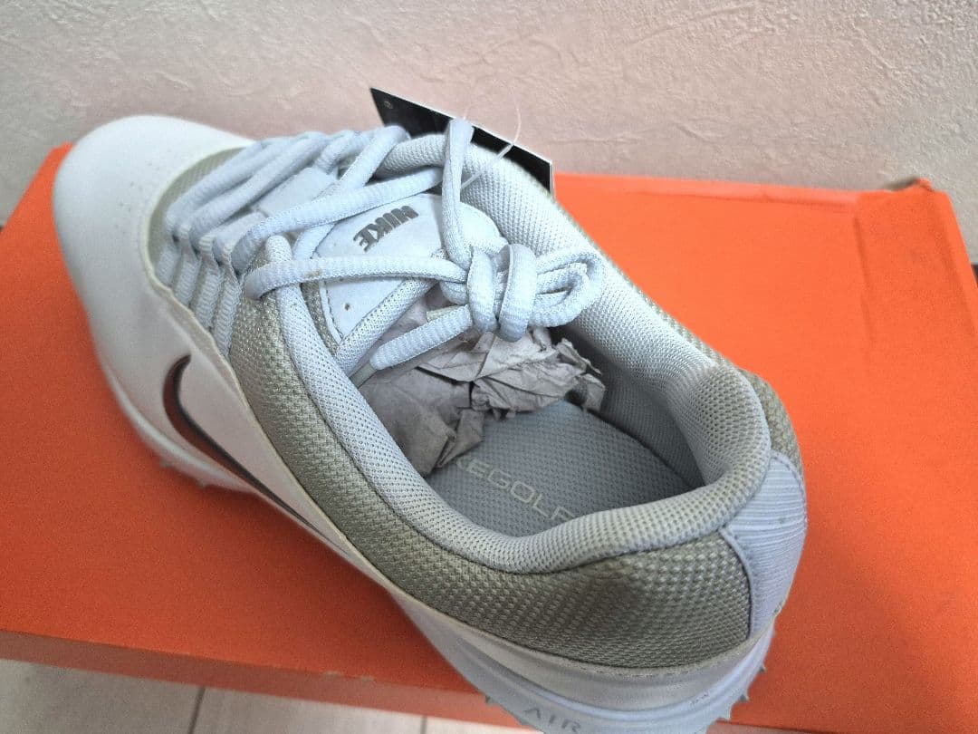 新品未使用　Nike Golf ゴルフシューズ ホワイト/グレー