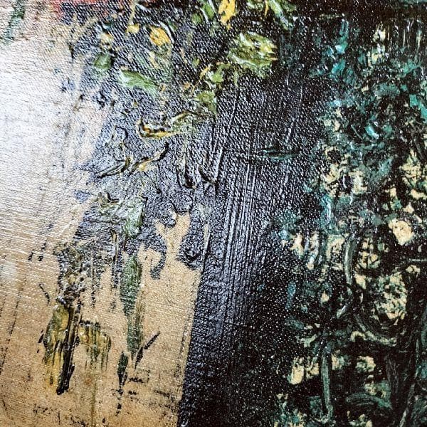 ヴィンテージ 人気作家 ベルナール・ビュッフェ 複製画 「赤い花」 F12号