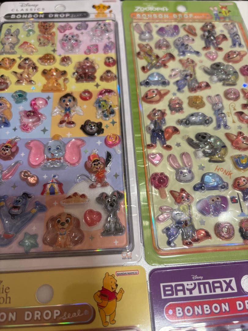 ディズニーキャラクター シールセット 8シート