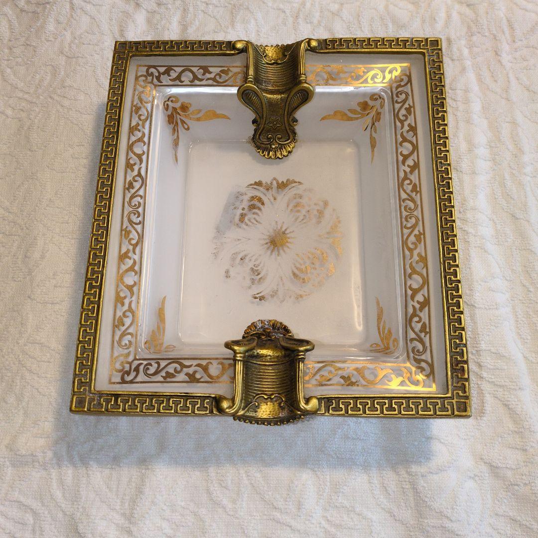 再お値下げしました!ＺARAホーム、アンティーク風灰皿、希少。お洒落な小物入れ