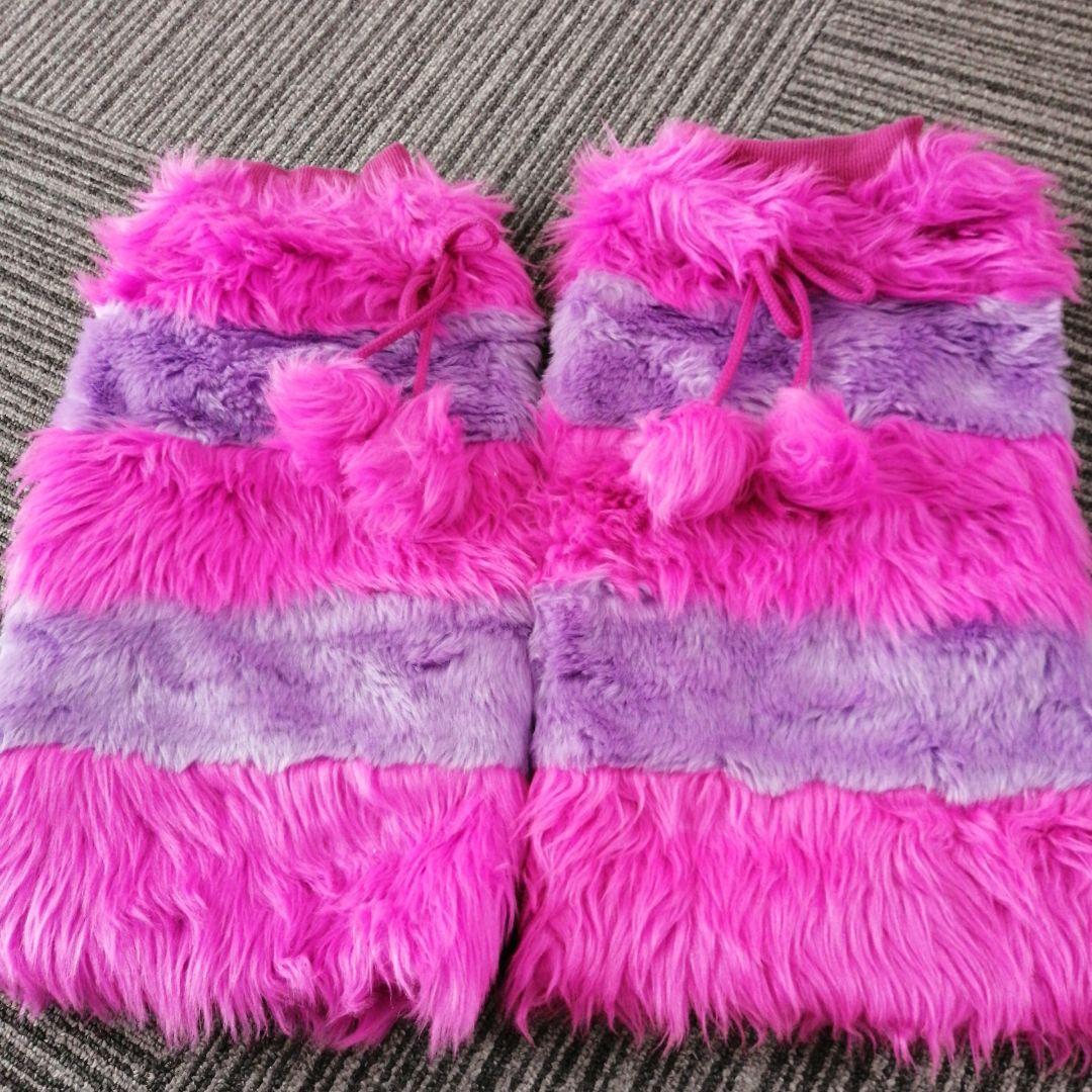 ディズニーランド　チェシャ猫　マフラーキャップ　レッグウォーマー　セット