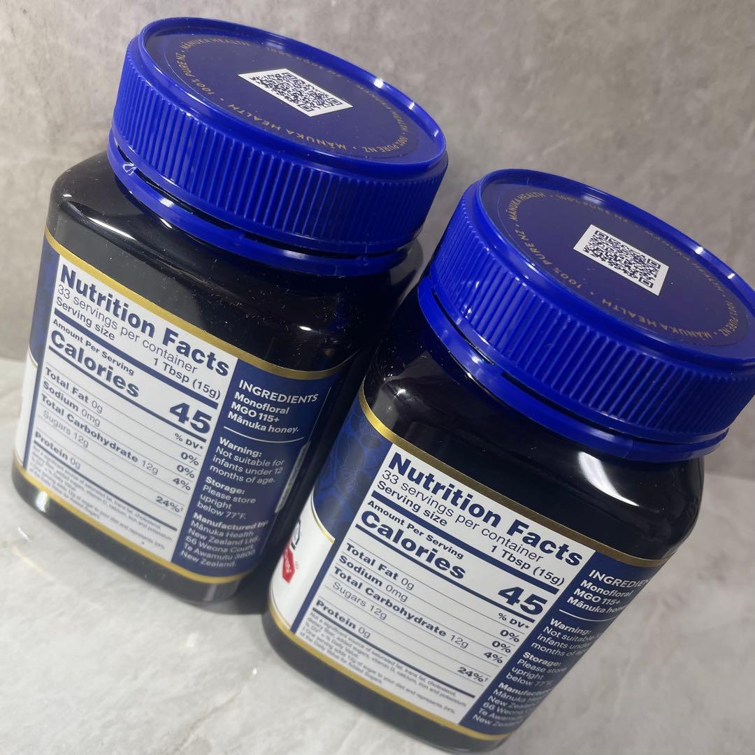 マヌカハニー MGO115+ マヌカヘルス はちみつ 500g 6+UMF