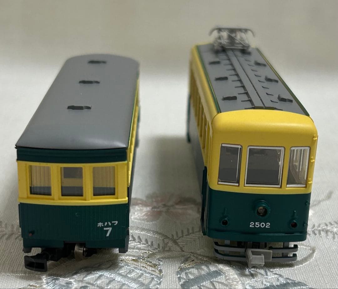 トミーテック 富井電鉄　猫屋線 直通用路面電車＋客車/貨車セット　2両2点