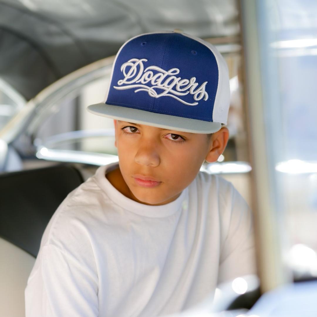 応援グッズ MR CARTOON LA DODGERS 47 QUILL CAP WT BL
