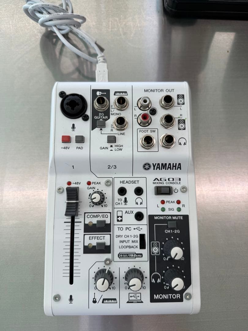 YAMAHA AG03 ミキサー USB接続