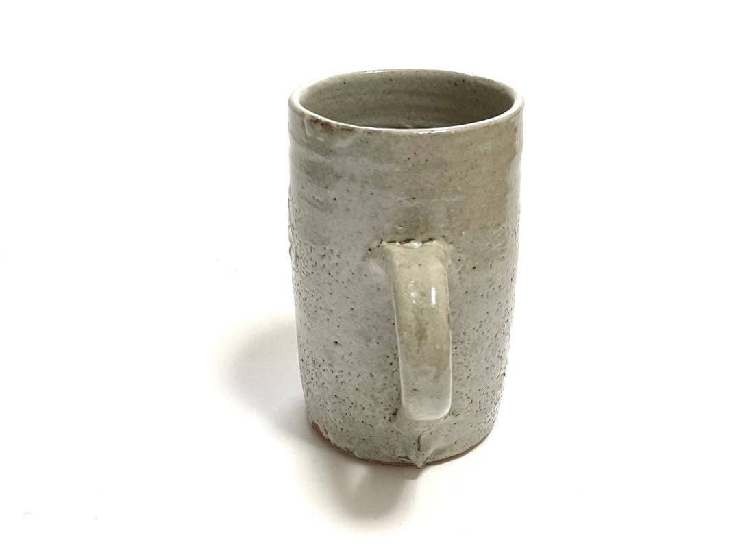 人間国宝　濱田庄司　浜田庄司　杯　ビアマグ　ジョッキ　ビール　麦酒杯　共箱