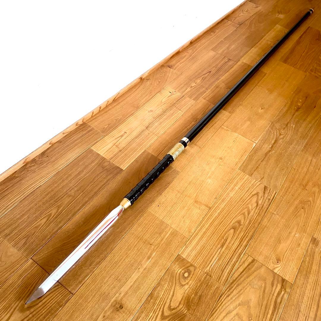 日本舞踊 槍 舞台小道具 三分割 黒田節 槍踊り 180cm