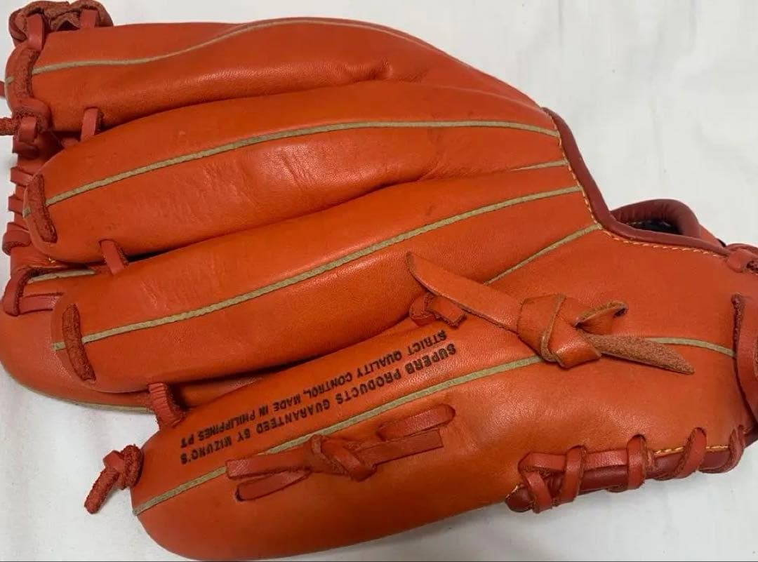 Mizuno FLEX JET II オレンジ グローブ 右投げ用