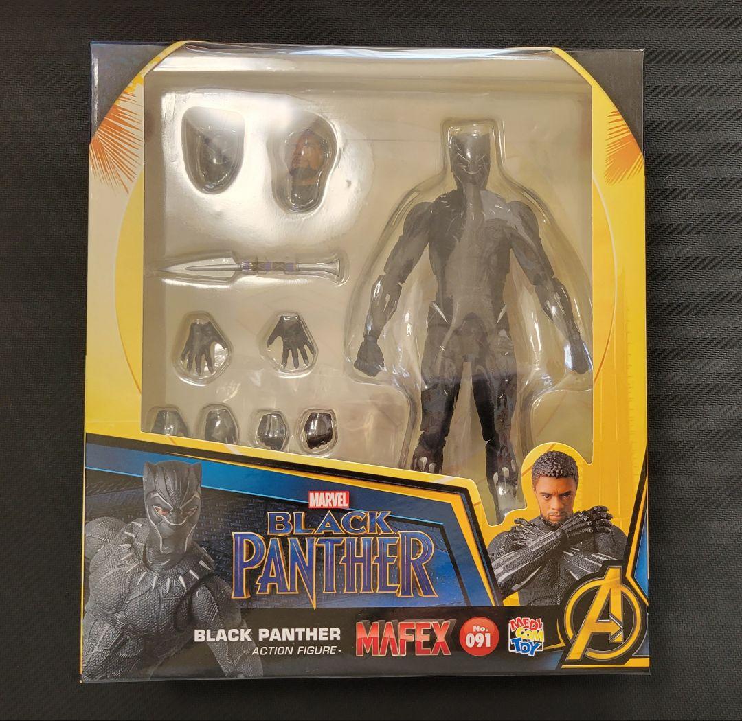 MAFEX　アイアンスパイダー　ブラックパンサー　スパイダーマン