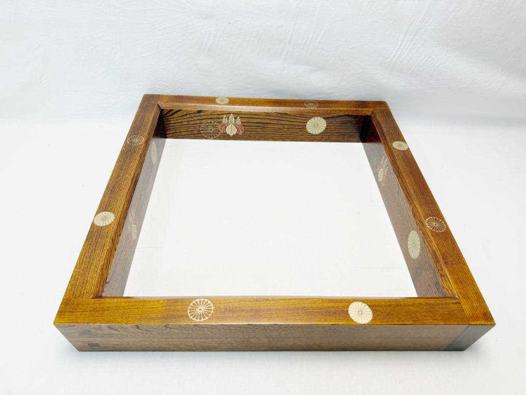 未使用 茶道具 吹漆 高台寺蒔絵 炉縁 元箱