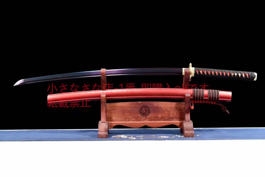 T10焼き紫焼刃侍刀『須弥打刀』  古兵器 武具 刀装具 日本刀 模造刀 居合刀