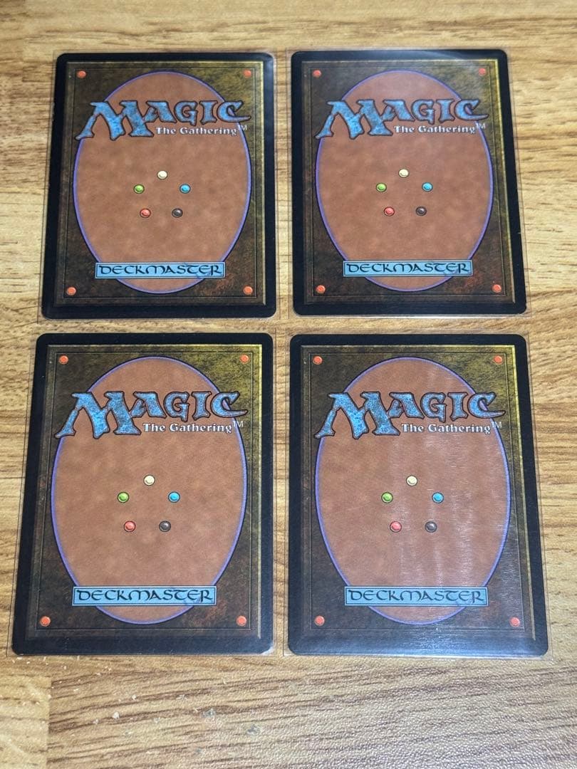 水蓮の花びら 日本語 4枚セット